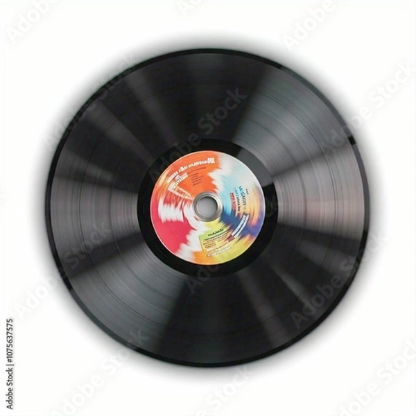 Obraz "Retro Vinyl Record Spinning"
