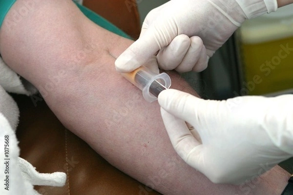 Fototapeta prise de sang