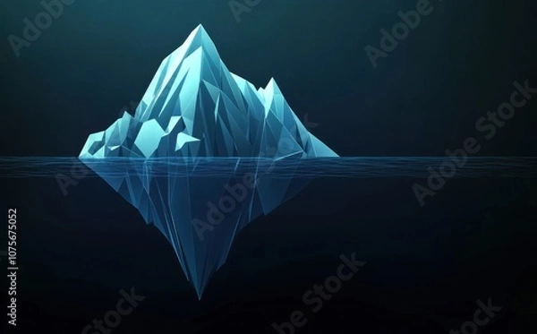 Fototapeta Abstract Iceberg