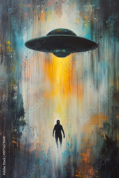 Obraz Alien Abduction - Ascension into the Unknown