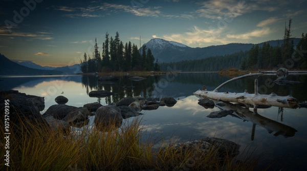 Fototapeta Lake Wenatchee Fall