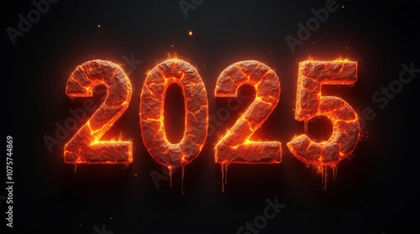 Fototapeta 2025 Typography.