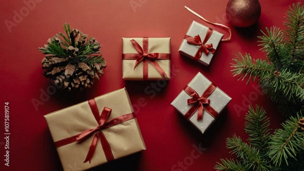 Fototapeta christmas gift box