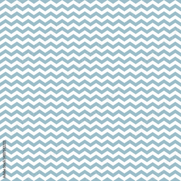 Obraz Digital Paper for Scrapbooking Light Blue Chevron Pattern seamless