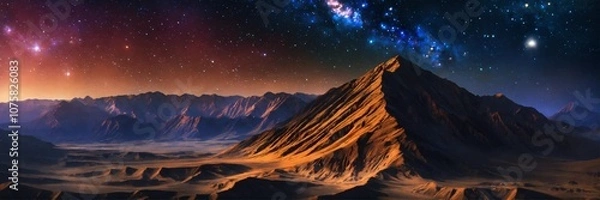 Fototapeta cosmic landscape