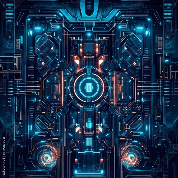 Fototapeta circuit board background