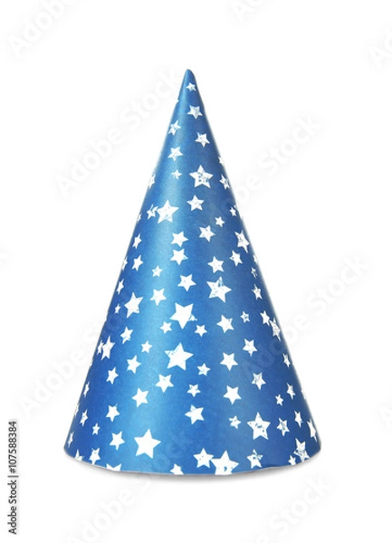 Obraz Funny party hat, isolated on white