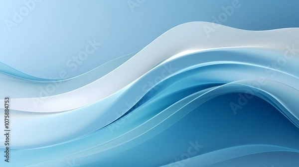 Fototapeta digital technology gray and blue abstract curve lines poster background