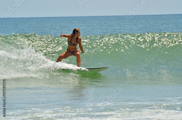 Fototapeta surfer girl