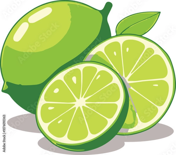 Obraz lime  Vector illustration