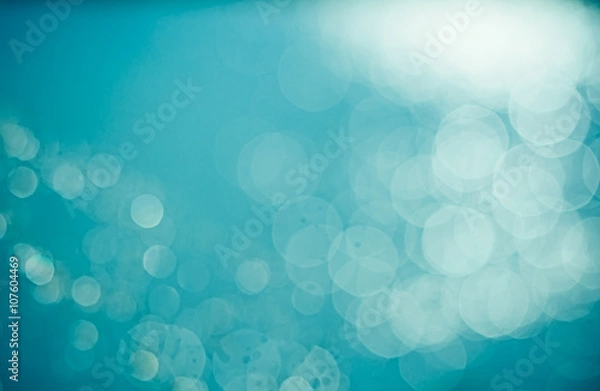 Fototapeta Abstract blue blurred 