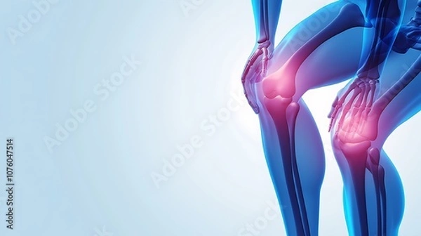 Obraz pain in knee joint 