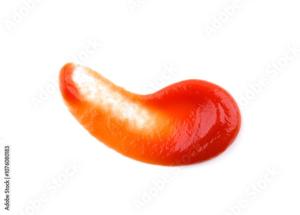 Obraz tomato sauce or chili sauce isolated on white background