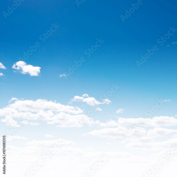 Fototapeta Clear sky and clouds