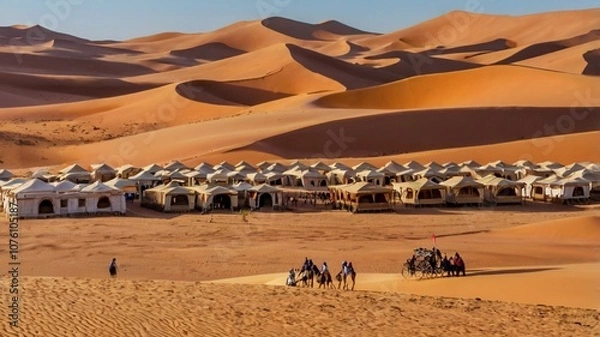 Obraz Desert camping view