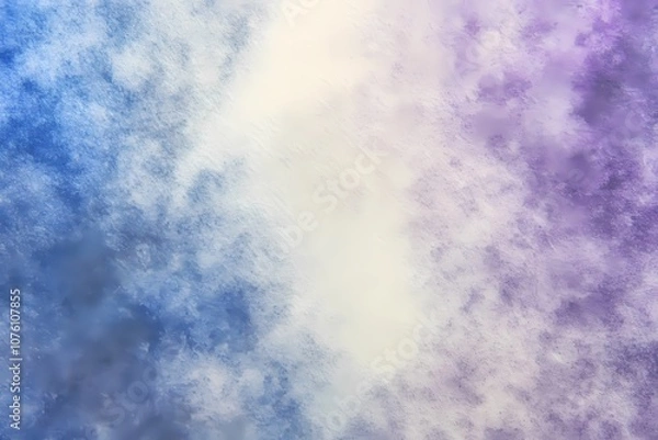 Fototapeta Abstract Soft Colorful Background with Blurred Gradient in Shades of Blue, Purple, and White for Use in Modern Designs and Artistic Creations