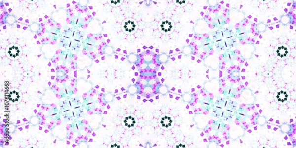 Obraz Seamless abstract pattern. The texture of the pattern is symmetrical. Endless pattern