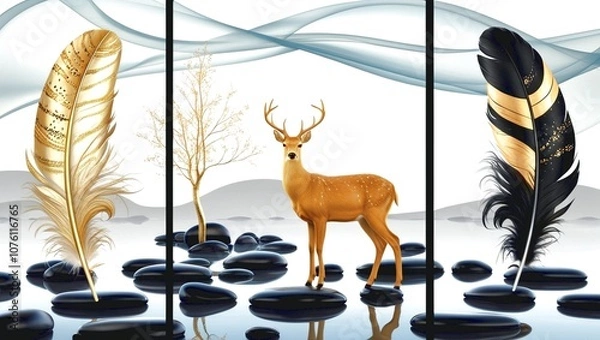 Fototapeta 3d beautiful wallpaper