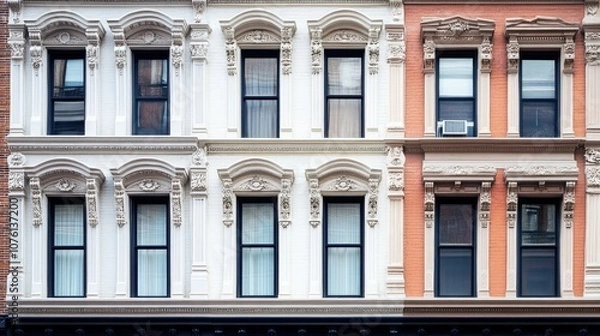 Obraz Classic Architectural Facade with Ornate Details