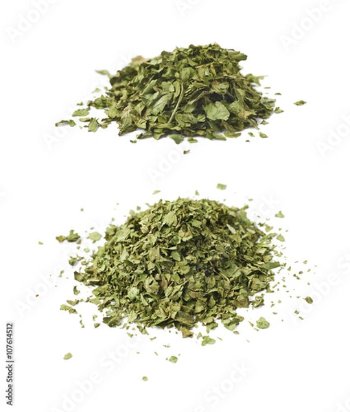 Fototapeta Pile of dried coriander isolated