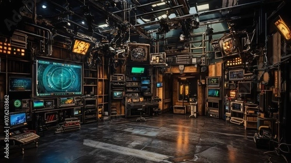 Obraz news virtual set studio