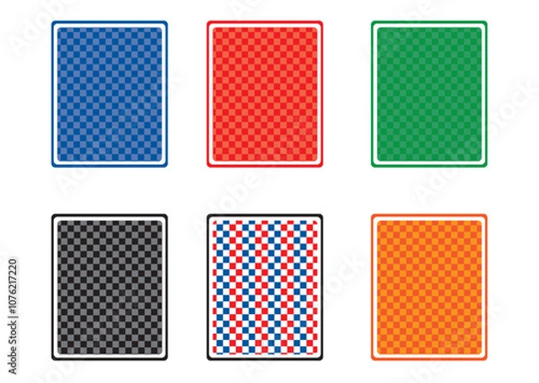 Obraz トランプの柄デザインセット