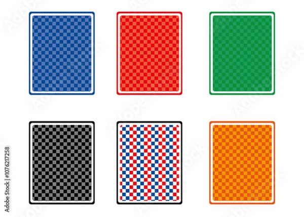 Obraz トランプの柄デザインセット