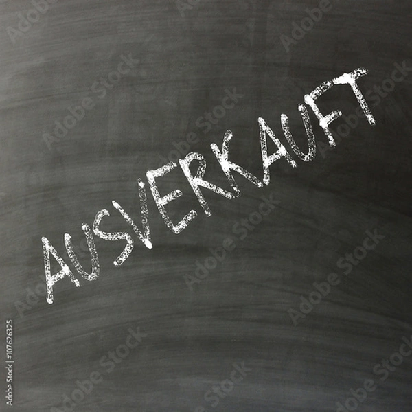 Fototapeta Ausverkauft