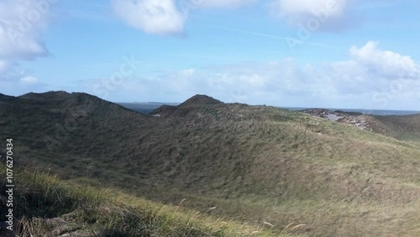 Fototapeta landscape with clouds