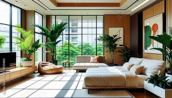 Obraz modern living room