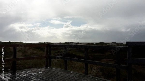 Fototapeta clouds over nature
