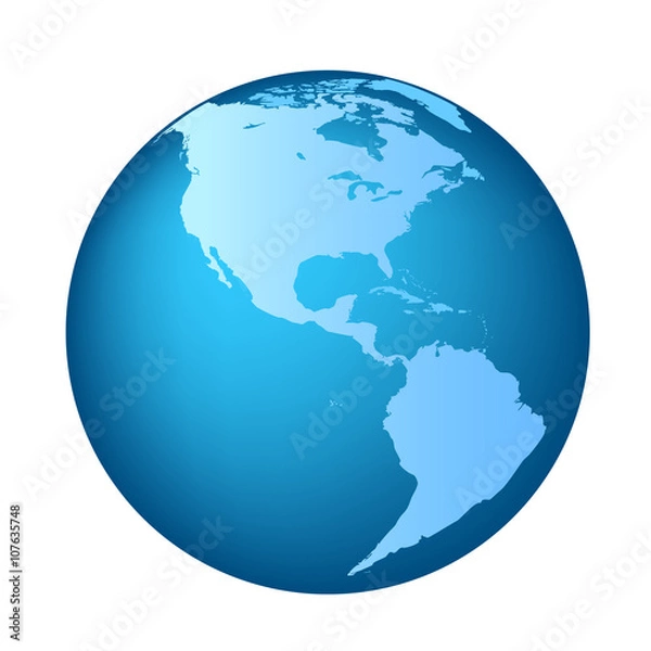 Obraz Globe with Americas