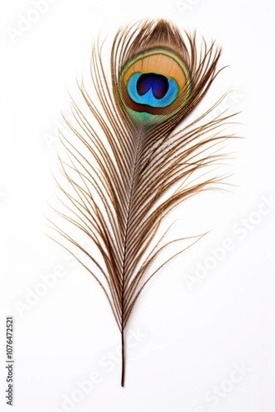 Obraz Peacock feather pattern animal.