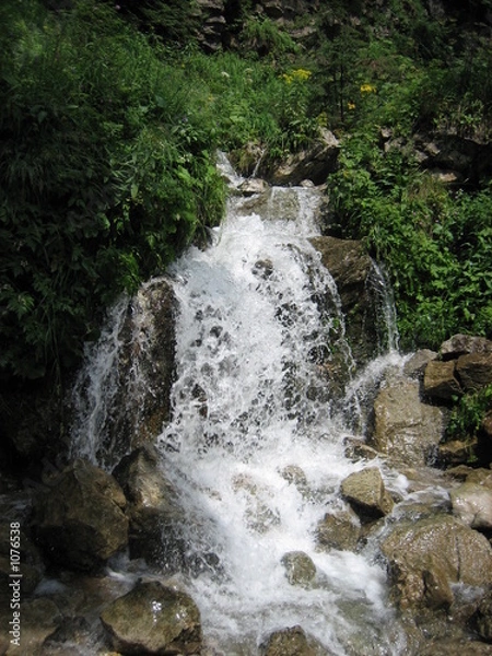 Obraz wasserfall in den alpen