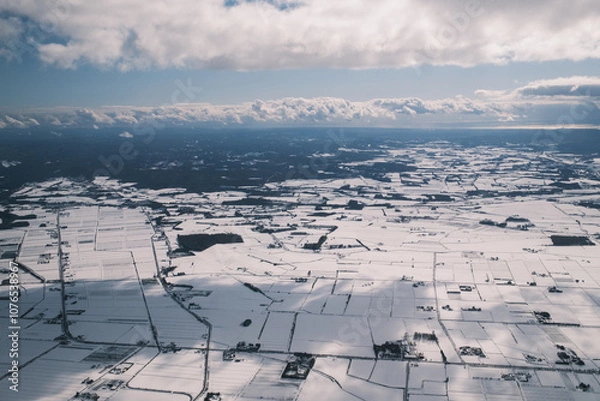 Obraz 飛行機からの絶景