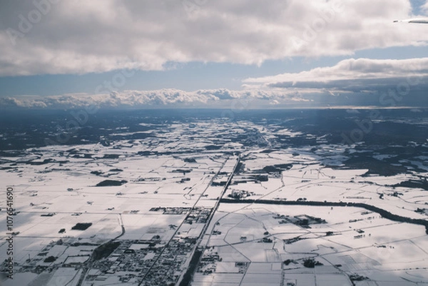 Obraz 飛行機からの絶景