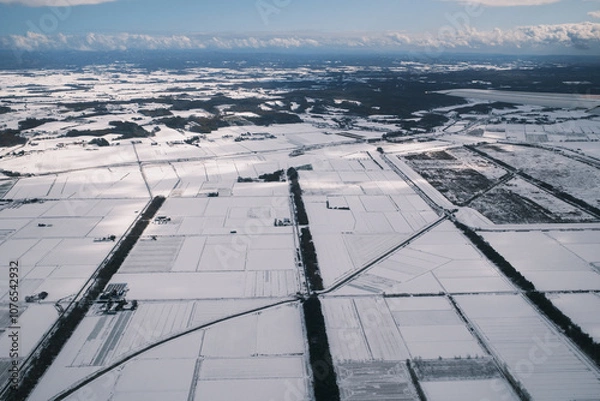 Obraz 飛行機からの絶景