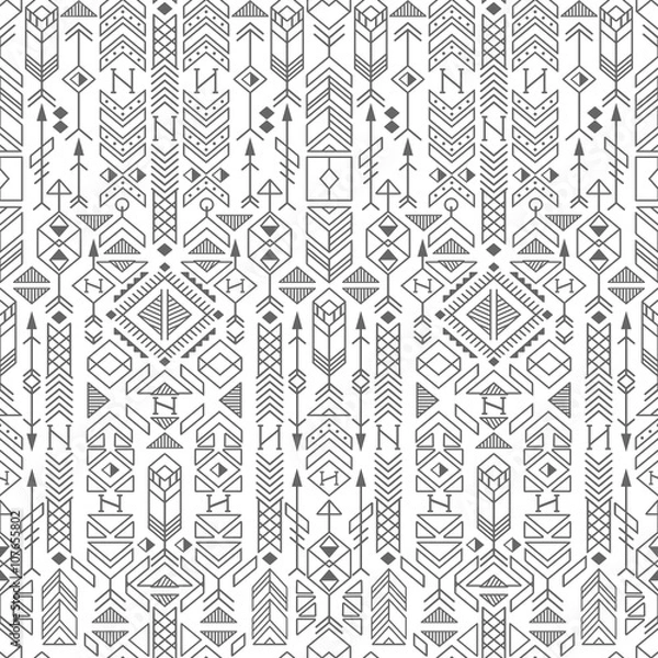 Obraz seamless ethnic pattern