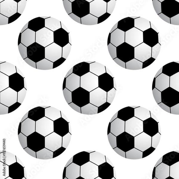 Obraz soccer ball seamless