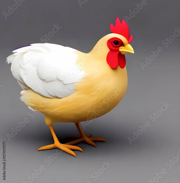 Fototapeta 3d chicken