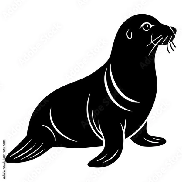 Obraz seal on the beach