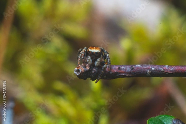 Obraz spider on a stick