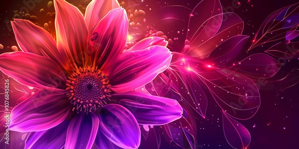 Fototapeta Purple background texture design complex shapes with different shades 