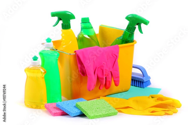 Fototapeta Cleaning products
