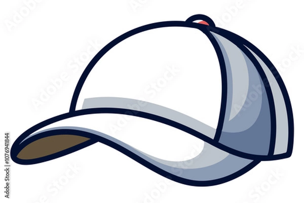 Obraz  Baseball Cap Cartoon Vector Illustration 