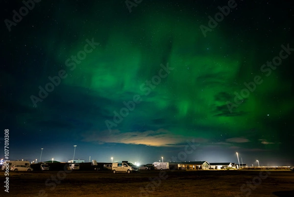 Obraz Nordlichter über Island 3