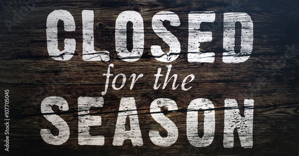 Obraz Closed for the Season