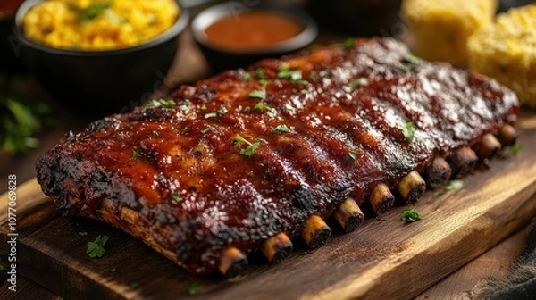 Obraz grilled steak on the grill