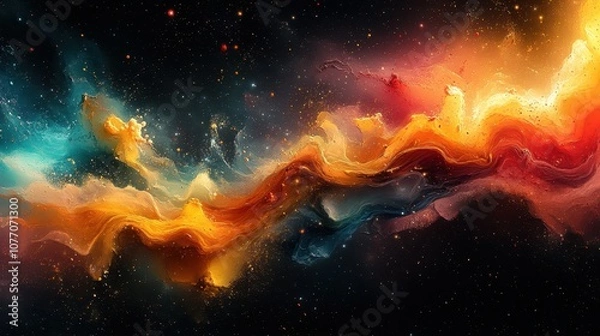 Obraz fire in the sky