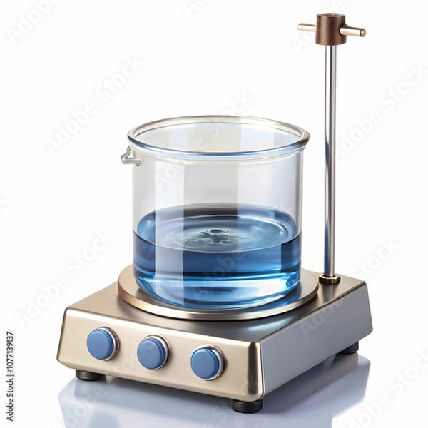 Fototapeta A magnetic stirrer with a rotating magnetic field,